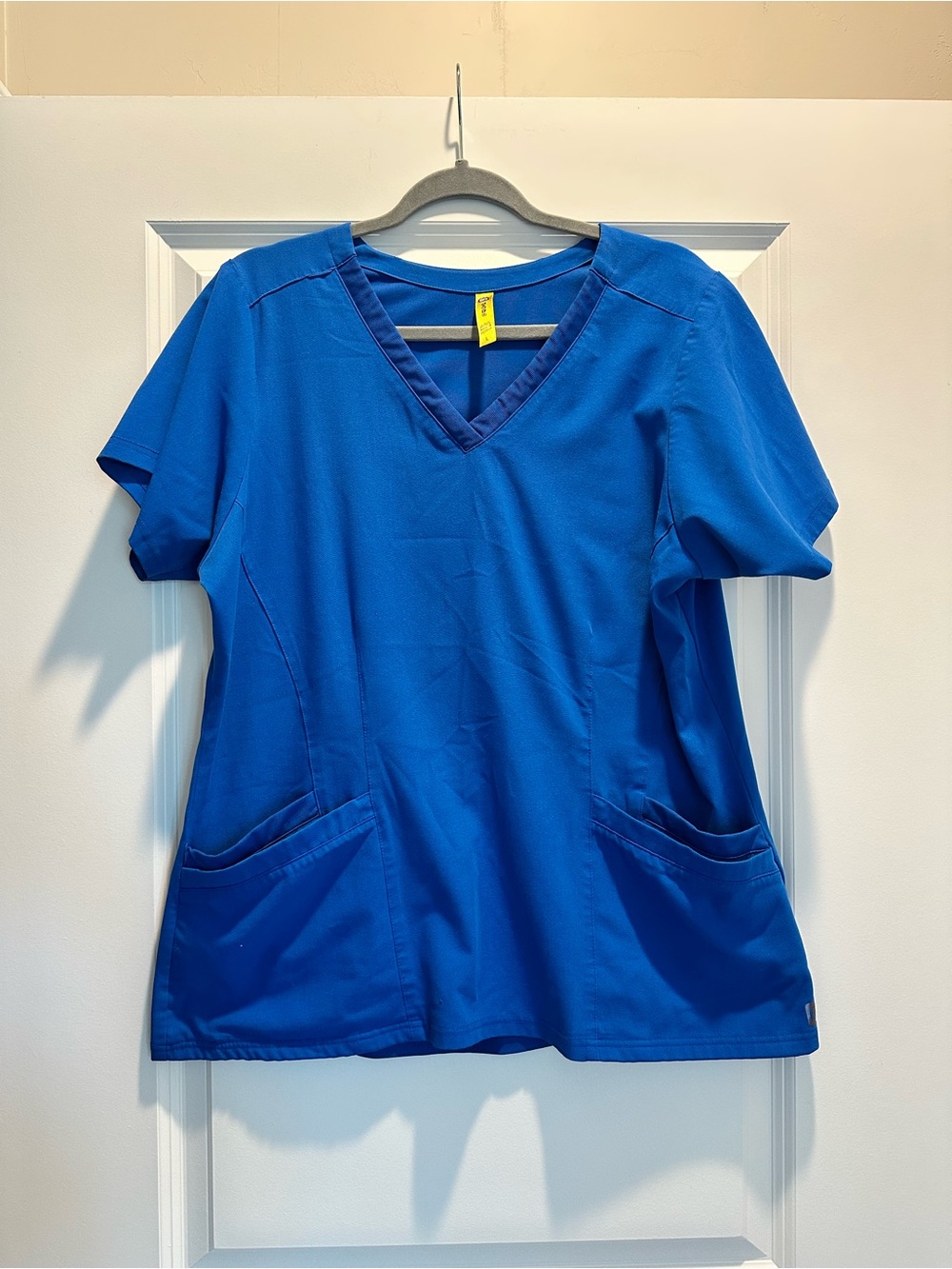 WonderWink Women’s V-Neck Scrub Top in Blue